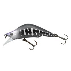 Vobler Tiemco Nabia 50FS, Culoare 010 Black Yamame Silver Mark, 5cm/5.2g