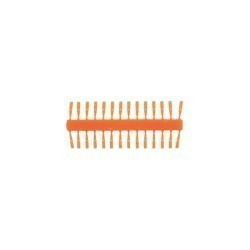 Opritoare Jaxon Quick Stops Hair Rig, Orange, 56buc/plic