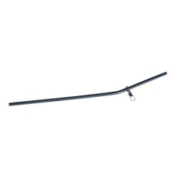 Tub antitangle cu agrafă Jaxon Black, 18cm, 2buc/plic