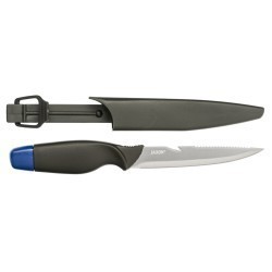 Cuțit pentru filetat + Teacă plastic Jaxon, 26cm