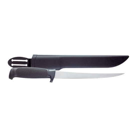 Cuțit pentru filetat + Teacă plastic Jaxon 04B, 27cm Cuțit pentru filetat + Teacă plastic Jaxon 04B, 27cm