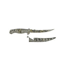 Cuțit pescar + Teacă plastic Jaxon 23M, 23cm