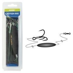 Montură cu ancoră și plută pentru somn Jaxon Live Bait, #3/0, 80cm, 1buc/blister