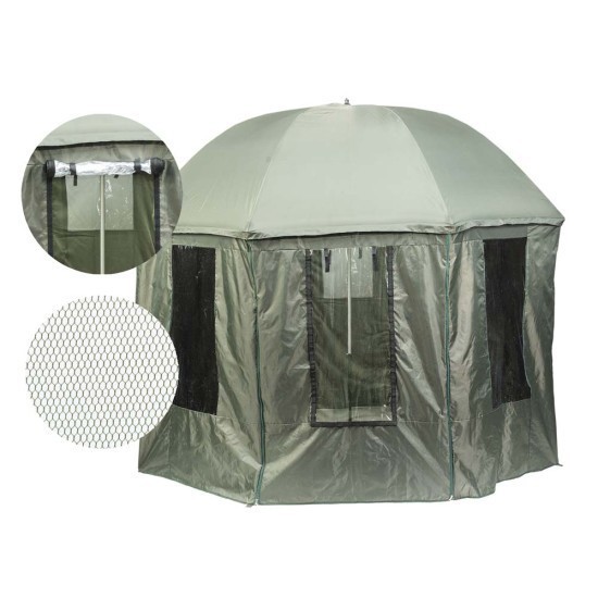 Umbrelă cu paravan Jaxon 150TV, 300cm Umbrelă cu paravan Jaxon 150TV, 300cm