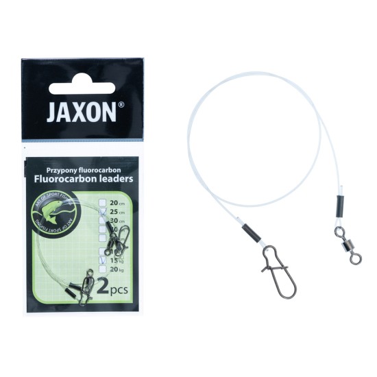 Strună Jaxon Fluorocarbon Jerk 25cm/10kg, 2buc/plic