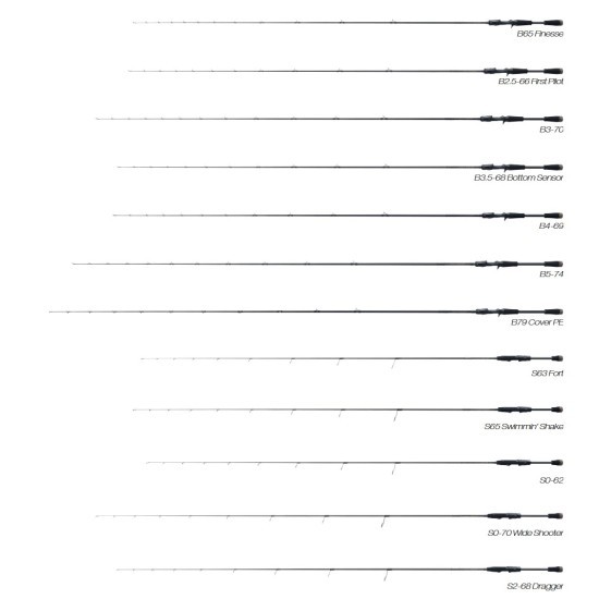 Lansetă Zenaq Spirado Blackart S63 Fort Ex-Fast 6'3" 1.92m/0.45-3.5g, 1buc