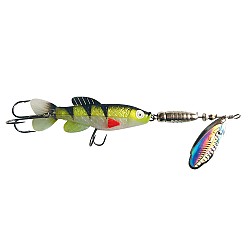 Linguriță rotativă + shad Jaxon Holo Reflex Rotus Minnow 2,  Culoare E, 13g