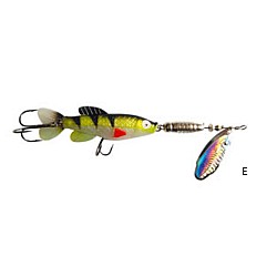 Linguriță rotativă + shad Jaxon Holo Reflex Rotus Minnow 1,  Culoare E, 10g
