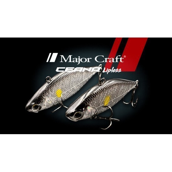 VOBLER MAJOR CRAFT CEANA VIB 75 6.5cm 21gr #003 Black Back Silver