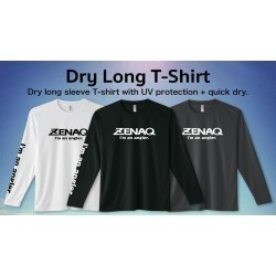 Bluză Zenaq Dry Long T-Shirt UV, Dark Grey, LL