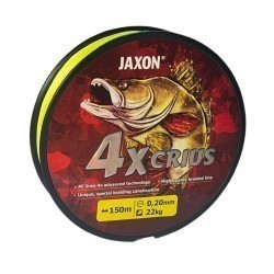 Fir textil Jaxon Crius X4, Verde Fluo, 0.16mm/17kg, 150m