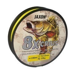 Fir textil Jaxon Crius PE X8, Fluo, 0.12mm/10kg, 150m