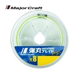 FIR TEXTIL MAJOR CRAFT DANGAN BRAID X8 150m #0.6 14lb Fluo Light Green