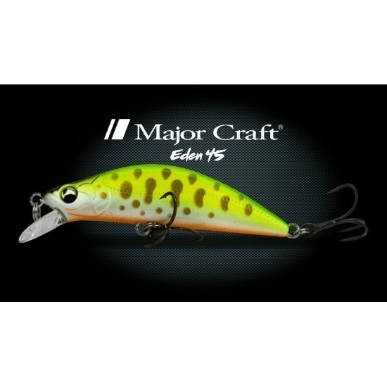 VOBLER MAJOR CRAFT FINETAIL EDEN 45S 4.5cm 3.7gr #014 Pearl Chart Yamame
