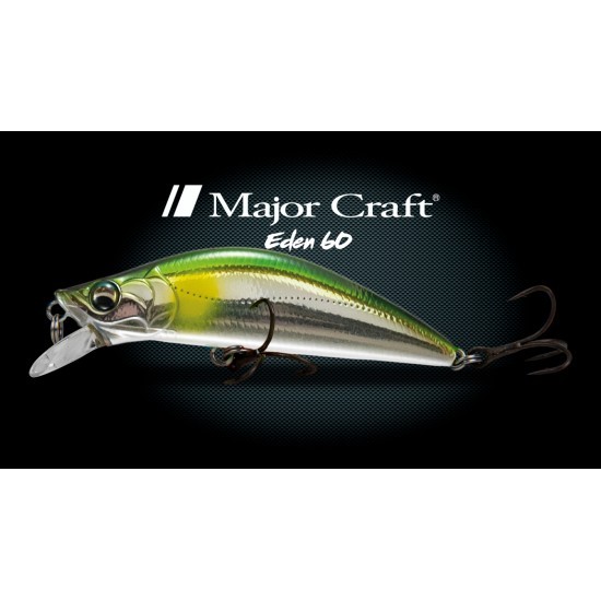VOBLER MAJOR CRAFT FINETAIL EDEN 60H 6cm 7gr #008 Chart Marker Ayu