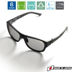 Ochelari polarizați Tiemco Sight Master Enorme Matt Black/Light Gray Silver Mirrored
