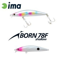 IMA IBORN 78F SHALLOW 78mm 8.5gr 018 PH Pearl Dot