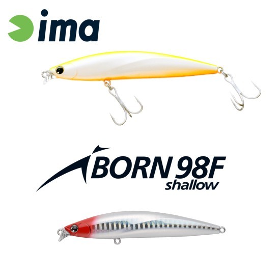 IMA IBORN 98F SHALLOW 98mm 13gr 001 Red Head IMA IBORN 98F SHALLOW 98mm 13gr 001 Red Head