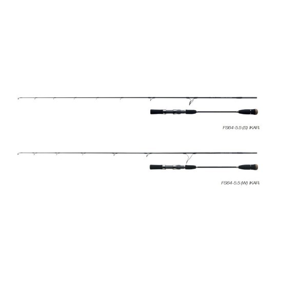Lansetă Zenaq Fokeeto Ikari FS64-5.5W 6'4" 1.95m/280g, 2buc