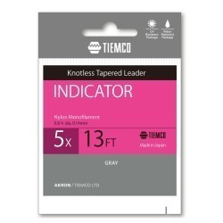 Fir monofilament Tiemco Indicator Knotless Tapered Leader 3X, 13ft