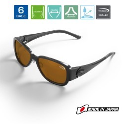 Ochelari polarizați Tiemco Sight Master Lacrima SWR Matte Black/Super Light Brown