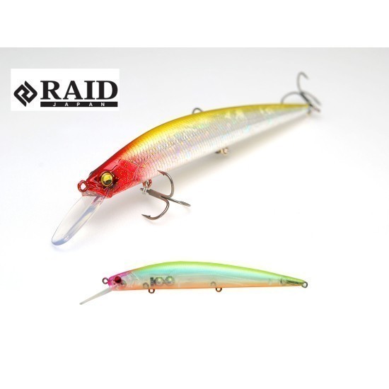 RAID LEVEL MINNOW PLUS 125mm 14gr 009 Clear Squash