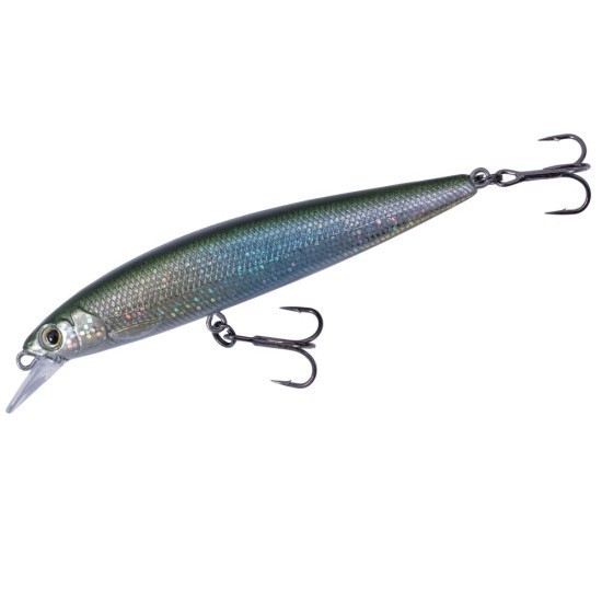VOBLER MAJOR CRAFT CEANA JERKBAIT 90SPS SHALLOW 9cm 10gr #002 Green Back Silver