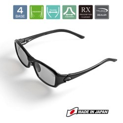 Ochelari polarizați Tiemco Sight Master Optimo Black/Super Light Gray