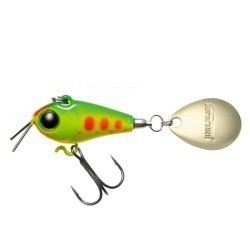 Spinnertail Tiemco Riot Blade, Culoare 105 Lime Chartreuse Yamame, 2.5cm/9g