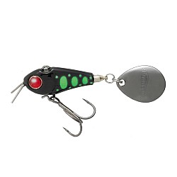 Spinnertail Tiemco Riot Blade, Culoare 12 Black Chart Marked, 2.5cm/9g
