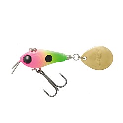 Spinnertail Tiemco Riot Blade, Culoare 13 Pinky Lime Chartreuse, 2.5cm/9g