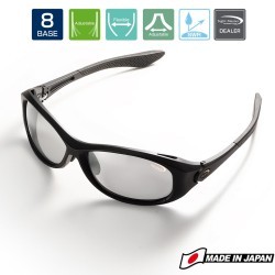 Ochelari polarizați Tiemco Sight Master Rotondo Matt Black/Light Gray Silver Mirrored