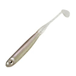 SHAD TIEMCO PDL SUPER SHAD TAIL ECO 4" 10cm Culoare 01 Crystal Smelt