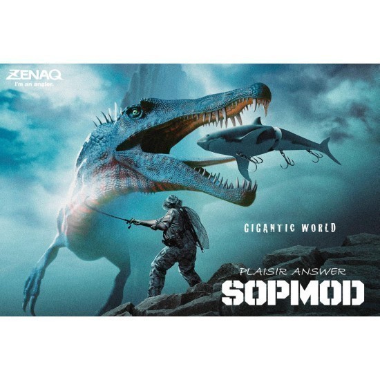 Lansetă Zenaq Plaisir Answer PA-B80 Sopmod Baitcast 8'00" 2.44m/15-100g, 2buc