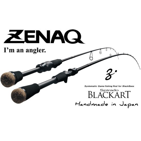 Lansetă Zenaq Spirado Blackart S63 Fort Ex-Fast 6'3" 1.92m/0.45-3.5g, 1buc