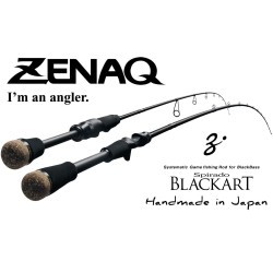 Lansetă Zenaq Spirado Blackart S65 Swimmin Shake, 1.96m/0.45-5g, 1buc