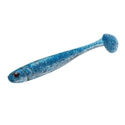 SHAD MAJOR CRAFT STABI SHAD SLIM 3.5" 8.9cm #002 Blue Silver