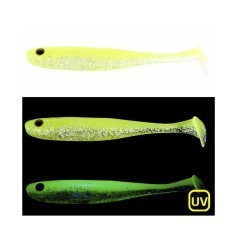 SHAD MAJOR CRAFT STABI SHAD SLIM 3.5" 8.9cm #005 Chart Silver