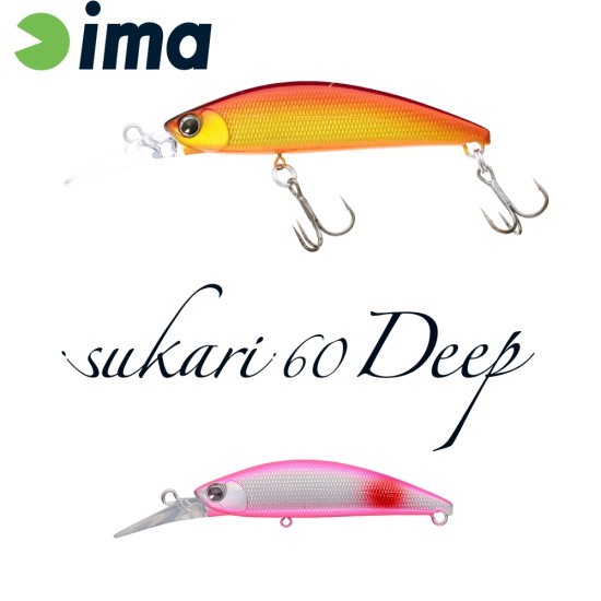IMA SUKARI 60 DEEP 60mm 8gr 013 Red Spot Pink IMA SUKARI 60 DEEP 60mm 8gr 013 Red Spot Pink