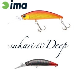 IMA SUKARI 60 DEEP 60mm 8gr 014 Titanium Black 2