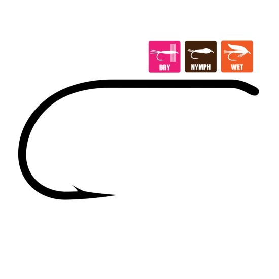 Cârlige Tiemco Fly TMC112Y, #19, 20buc/plic