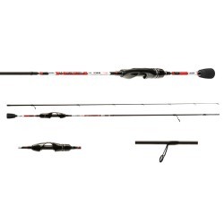 Lansetă Jaxon Zaffira Red Wind, 2.28m/1-9g, 2buc