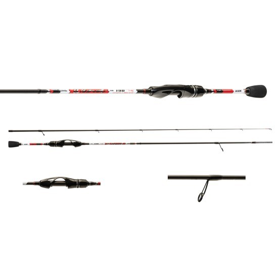 Lansetă Jaxon Zaffira Red Wind, 2.28m/1-9g, 2buc