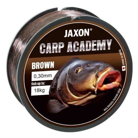 Fir monofilament Jaxon Carp Academy Brown, 0.30mm/18kg, 300m