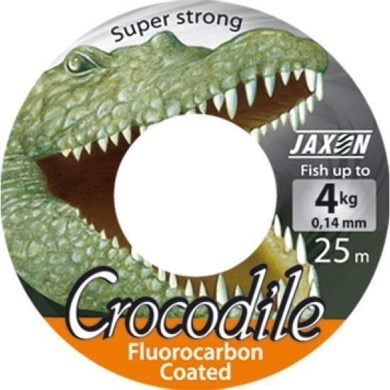 Fir înaintaș Jaxon Crocodile Fluorocarbon Coated, 0.10mm/25m