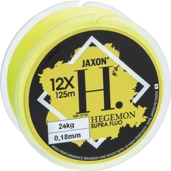 Fir textil Jaxon Hegemon 12X Supra Fluo, 0.14mm/16kg, 125m