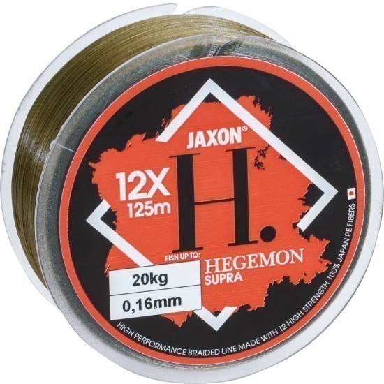 Fir textil Jaxon Hegemon 12X Supra Dark Olive, 0.06mm/5kg, 125m