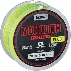 Fir textil Jaxon Monolith Excellence Fluo, 0.18mm/20kg, 125m