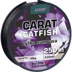 Fir monofilament Jaxon Carat Catfish, Dark Brown, 0.55mm/50kg/250m