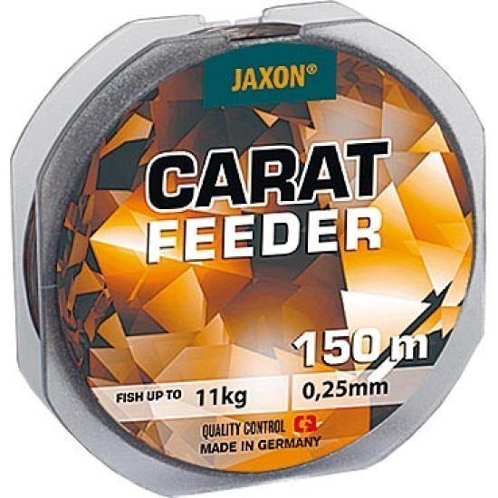 Fir monofilament Jaxon Carat Feeder, Dark Brown, 0.25mm/11kg/150m